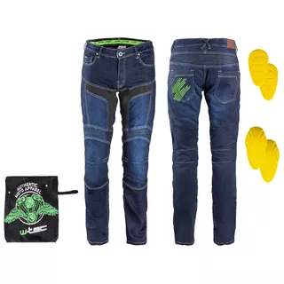 Pánske moto jeansy W-TEC Alfred CE - modrá