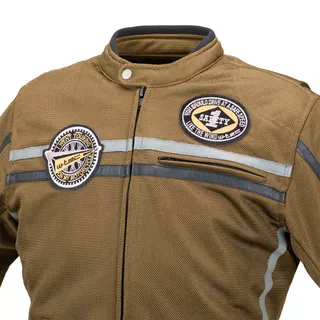 Moto bunda W-TEC Bellvitage Brown Chameleon - hnědý chameleon