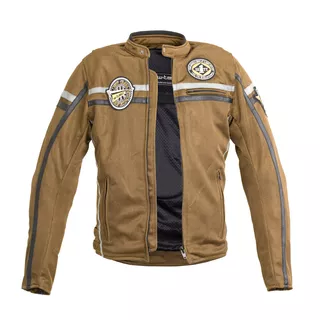 Men’s Motorcycle Jacket W-TEC Bellvitage Brown - Brown Chameleon