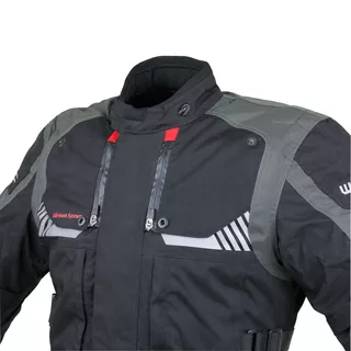 Touringová moto bunda W-TEC Excellenta Evo - Thunderstorm Gray, S