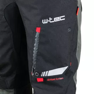 Moto nohavice W-TEC Excellent - Thunderstorm Gray, XXL