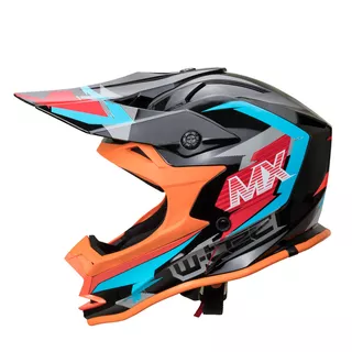 Motocross Helmet W-TEC V321 - Midnight Fire