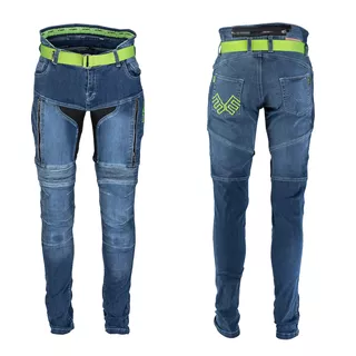 Women’s Motorcycle Jeans W-TEC Ekscita - Blue