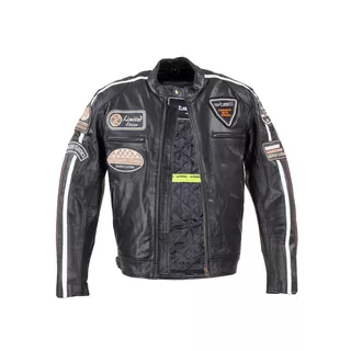 W-TEC Black Cracker Herren Leder Motoradjacke - M