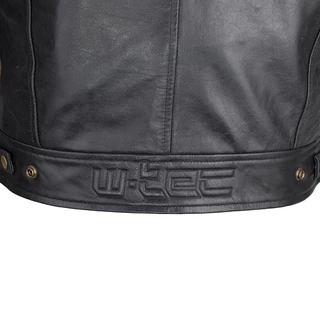 Men’s Leather Motorcycle Jacket W-TEC Black Cracker - 5XL