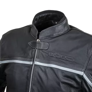 Leather Motorcycle Jacket W-TEC Mathal - 3XL