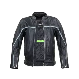 Leather Motorcycle Jacket W-TEC Mathal - 6XL