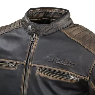 W-TEC Mungelli Leder Motorradjacke - 5XL