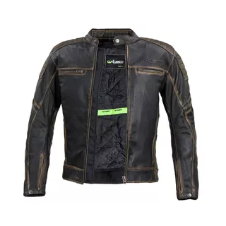 W-TEC Mungelli Leder Motorradjacke - S