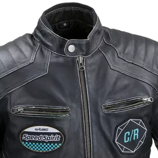 Leather Motorcycle Jacket W-TEC Losial