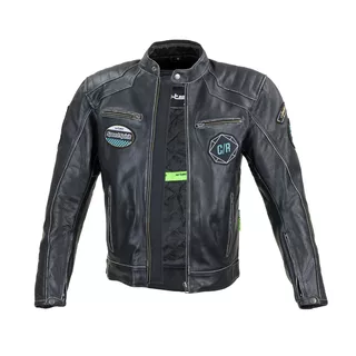 Leather Motorcycle Jacket W-TEC Losial - 4XL