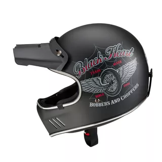 Moto prilba W-TEC Black Heart Retron