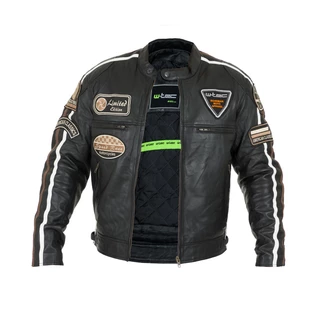Men’s Leather Motorcycle Jacket W-TEC Sheawen - S