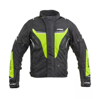 W-TEC Brandon Herren Motorradjacke - schwarz-fluo gelb