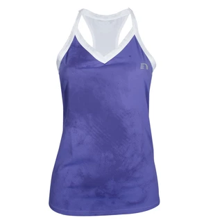 Women's sports sleeveless Newline Imotion Print Tank - White - Purple