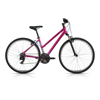 Women’s Cross Bike KELLYS CLEA 10 28” – 2017 - White - Violet