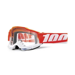 Motocross Goggles 100% Accuri 2 - Blue, Clear Plexi