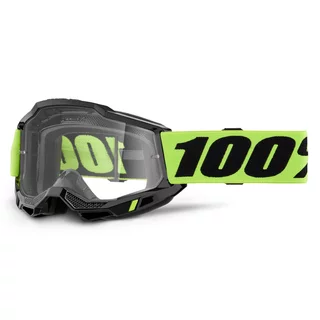 Motocross Goggles 100% Accuri 2 - Blue, Clear Plexi