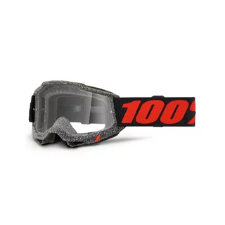 Motocross Goggles 100% Accuri 2 - Blue, Clear Plexi