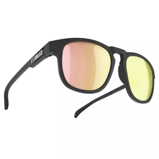 Bliz Ace Sonnenbrille - scwarz mit blauen Gläßern