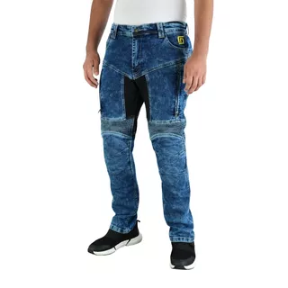 Motorcycle Jeans BOS Prado - Acid Blue