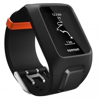 GPS hodinky TomTom Adventurer Cardio + Music - oranžová - černá