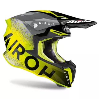 Motorcycle Helmet Airoh Twist 2.0 Bit Yellow