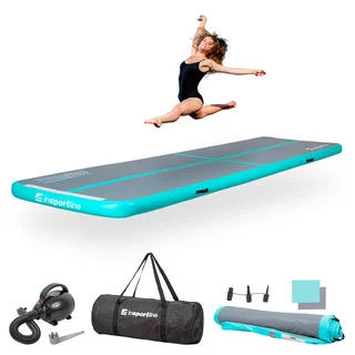 Inflatable Exercise Mat inSPORTline Airstunt 400 x 100 x 10 cm Gray