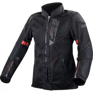 Sommer-Motorradjacke für Damen LS2 Alba Lady - schwarz