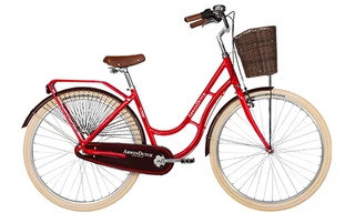 Női városi kerékpár Kellys Arwen Dutch - piros
