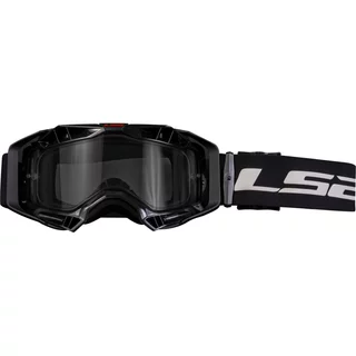 Motokrosové okuliare LS2 Aura Black číre sklo