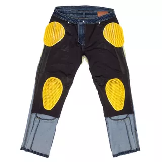 Pánske moto jeansy Ayrton 505 Washed - vypraná modrá