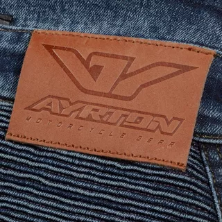 Herren-Moto-Jeans Ayrton 505 Dunkel - blau ausgewaschen