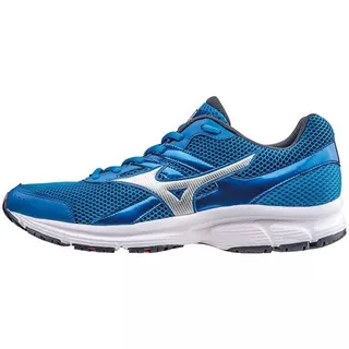 Pánske bežecké topánky MIZUNO Spark - Blue/Silver, 45 - Blue/Silver