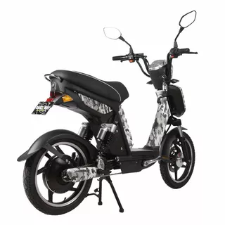 E-Scooter Racceway E-Babeta 12 Ah 18” Black-and-White Camouflage