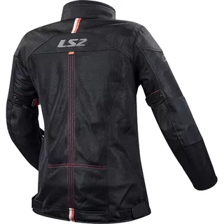 Sommer-Motorradjacke für Damen LS2 Alba Lady - schwarz