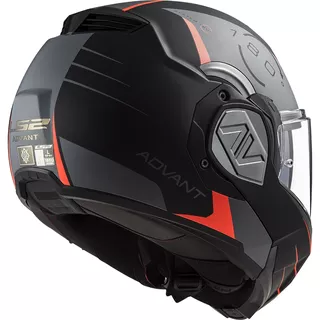 Překlopná moto přilba LS2 FF906 Advant Codex Matt Black Titanium P/J