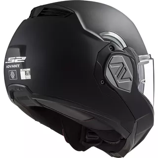 Flip-Up Motorcycle Helmet LS2 FF906 Advant Solid Matte Black P/J