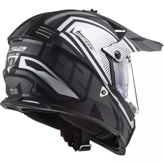 LS2 MX436 Pioneer Evo Motorradhelm - Evolve Matt White Black