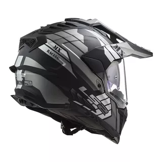 Enduro-Helm LS2 MX701 Explorer Atlantis - Matt Titanium