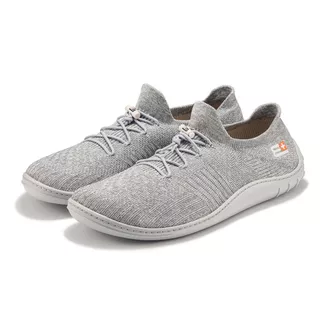 Pánské barefoot boty Brubeck Merino - Light Grey