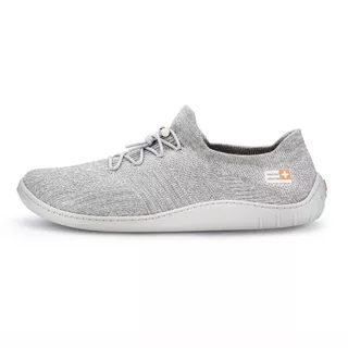 Pánske barefoot topánky Brubeck Merino - Light Grey