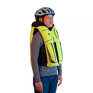 Bicycle Airbag Vest Helite B’Safe - Green-Yellow