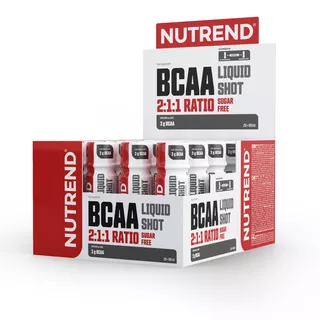 Aminokyseliny Nutrend BCAA Liquid Shot 20 x 60 ml