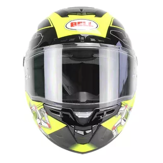 BELL Star Isle Of Man black-yellow Motorradhelm - schwarz-gelb