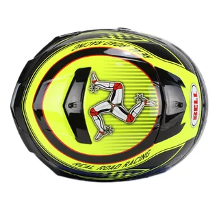 Moto Helmet BELL Star Isle Of Man Black-Yellow - S(55-56)