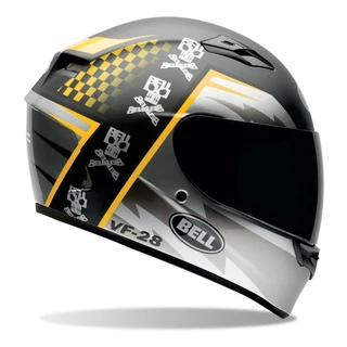 Motorcycle Helmet BELL Qualifier Cam - Black-White - Airtrix Battle