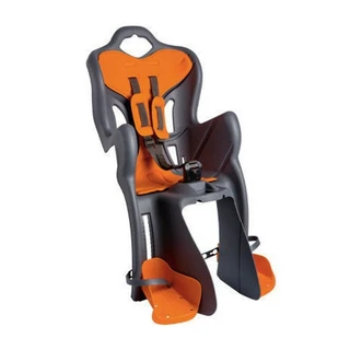 Dětská sedačka na kolo Bellelli B-One Clamp - stříbrná-oranžová