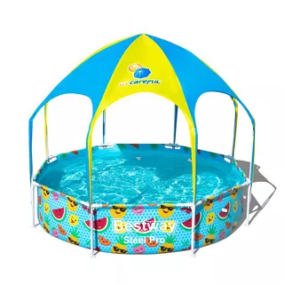 Bestway Splash-In-Shade 244 x 51 cm Pool mit Dach