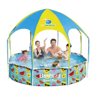 Bestway Splash-In-Shade 244 x 51 cm Pool mit Dach